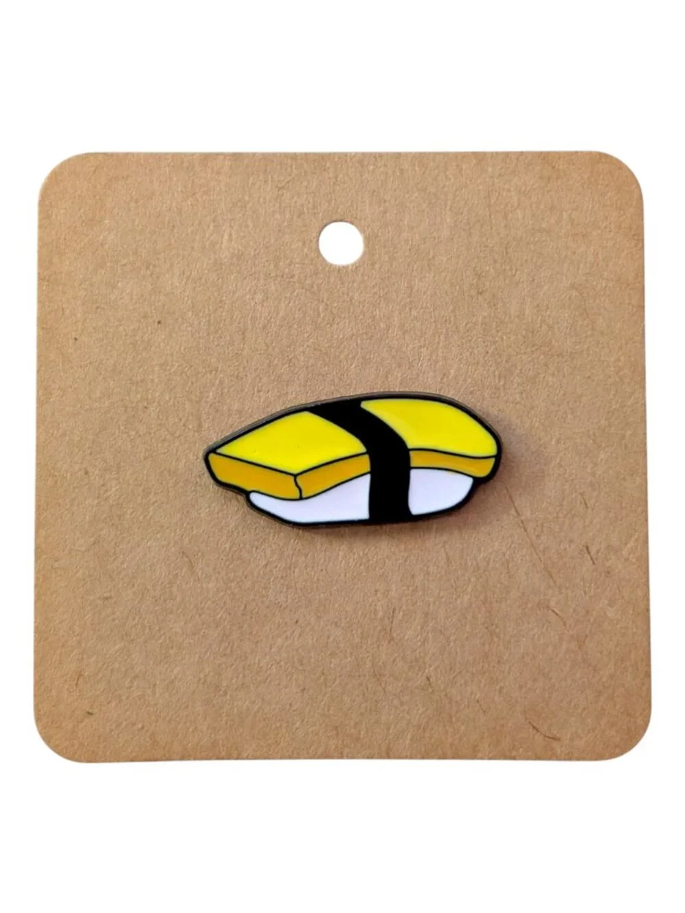 Food Enamel Tiny Pin: Tamagoyaki Sashimi Sushi